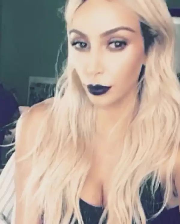 Photos: Kim Kardashian Looks Flawless In New Blonde Hair